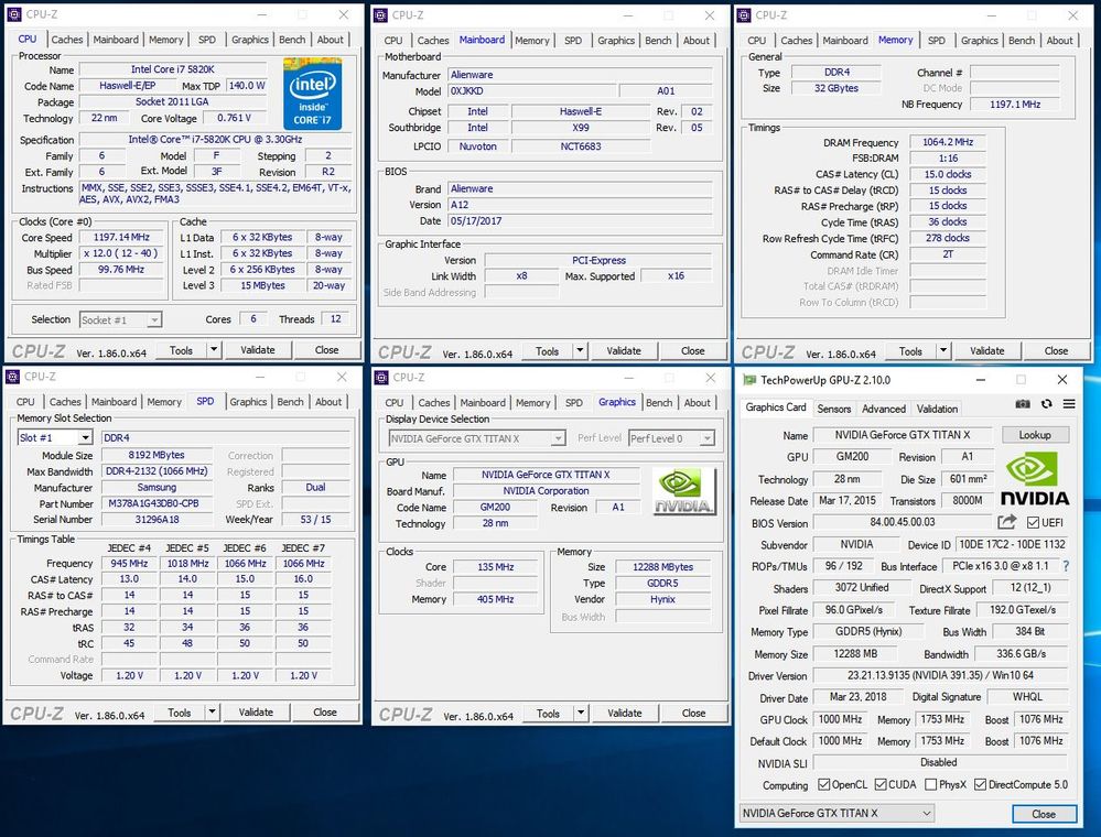 CPU-Z Interface Details